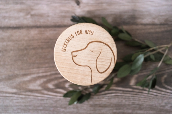 Vorratsglas Hund -personalisiert-